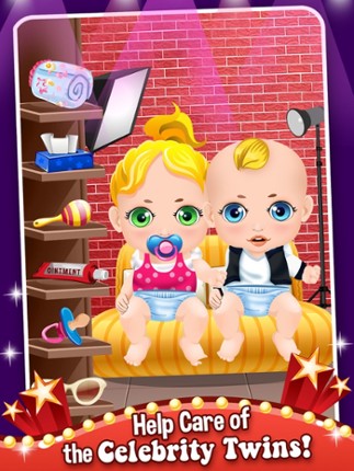 Mommy's Celebrity New Born Twins Doctor - newborn babies salon games! screenshot