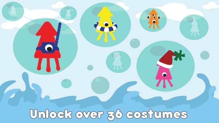 Squishing Squid - Switch and Squish the Colorful Squid screenshot