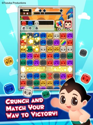 Tezuka World: Astro Crunch - Free Match 3 Game screenshot
