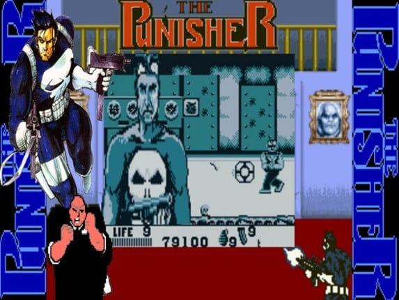 The Punisher (惩罚者) – The Ultimate Payback! (漫威制裁者) SGB Enhanced (Super Game Boy) Image