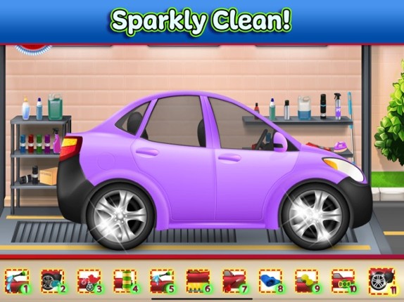 Tiny Car &amp; Truck Wash Games Image