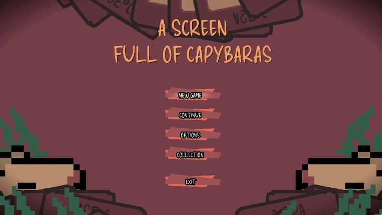 A screen full of capybaras Image