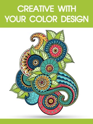 Adult Coloring Book : Free Mandala Color Therapy and Stress Relieving Pages for Adults screenshot