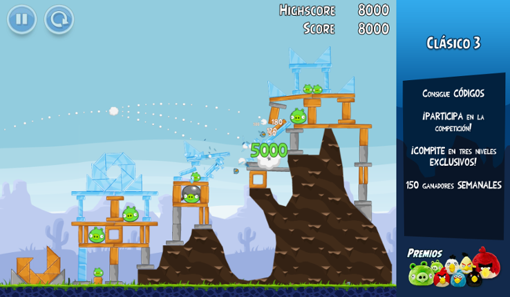 Angry Birds Adobe AIR Ports screenshot