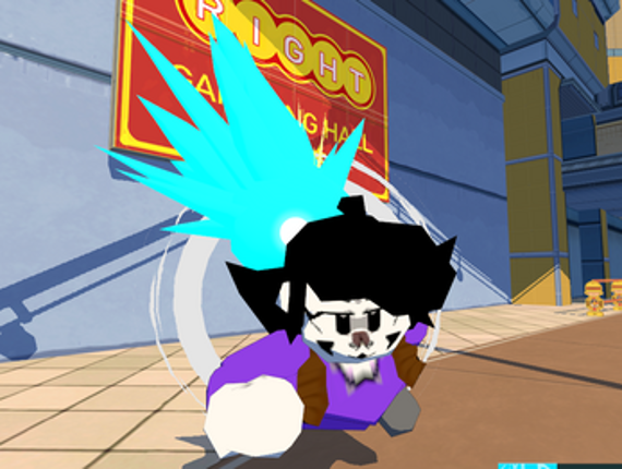 Bea & Clown in BombRush CyberFunk screenshot