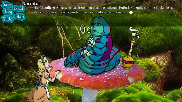 BRG's Alice in Wonderland Visual Novel screenshot