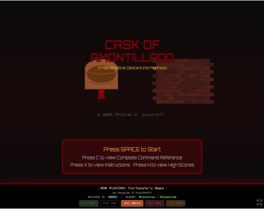 Cask Of Amontillado (Keyboard Version) Image