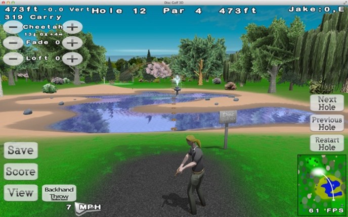 Disc Golf 3D Lite screenshot