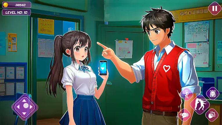 Romantic Love Life Anime Games screenshot