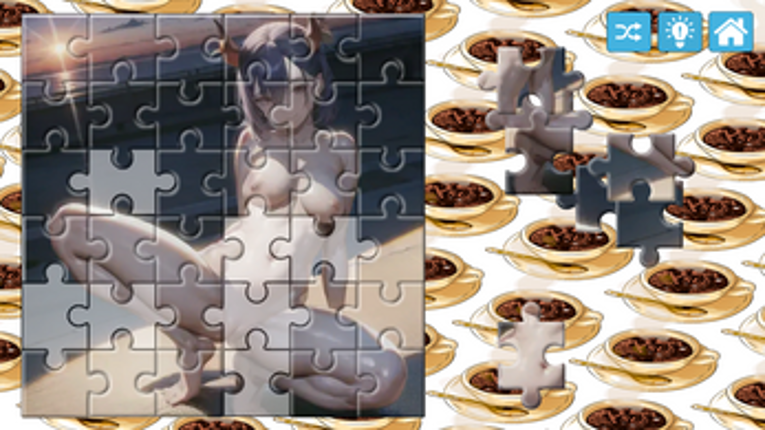 Hentai Jigsaw Puzzle AI: Devil Girl Image