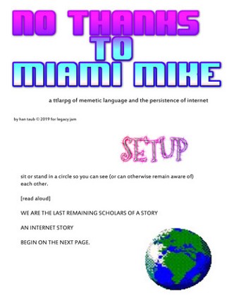 no thanks to miami mike screenshot