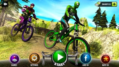 Offroad Superhero Bicycle Race Image