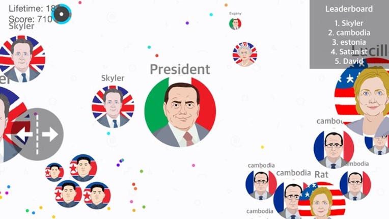 Presidents War: Eat Dot Game - multiplayer cell eater in paradise hocus screenshot