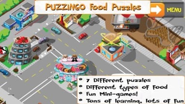 PUZZINGO Food Puzzles Game Image