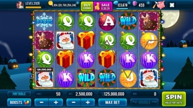 Rich Santa Slots: Vegas Casino Image