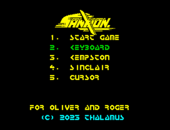 Sanxion: The Spectrum Remix (ZX Spectrum) screenshot