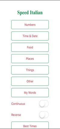 Speed Italian screenshot