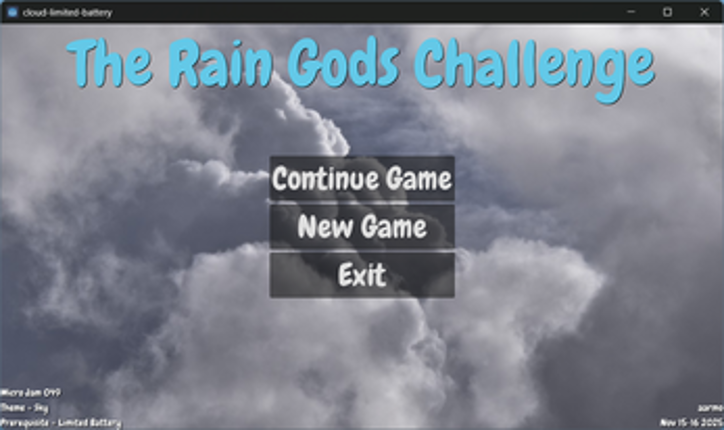 The Rain Gods Challenge screenshot