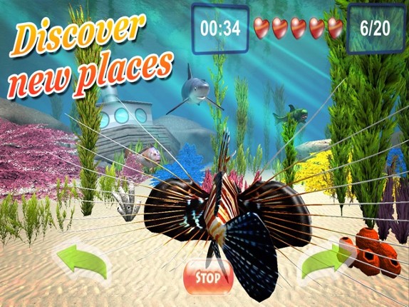 Underwater adventure 3D screenshot