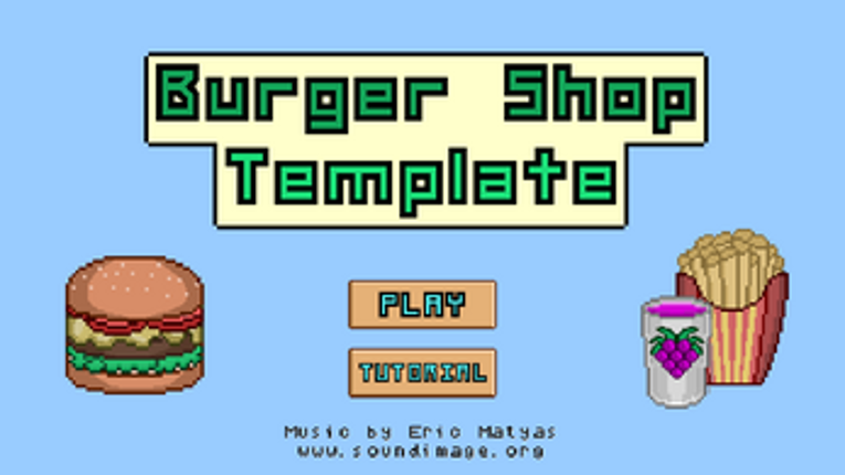 Burger Shop Game Image