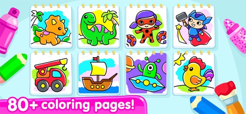 Coloring Pages: Baby Games screenshot