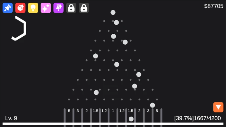 Desktop Plinko screenshot