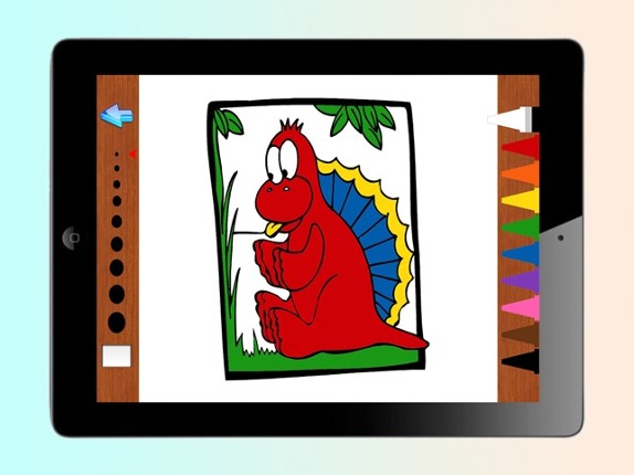 Dinosaur Coloring Book Game for Kids Free Image