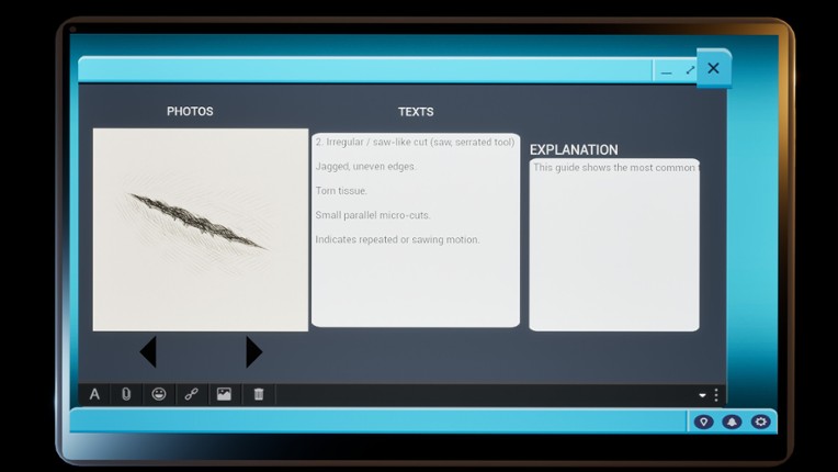 FORENSIC - M.E. Protocol screenshot