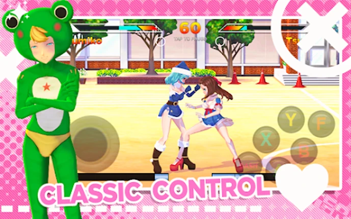 High School Girl Anime Fighter Image