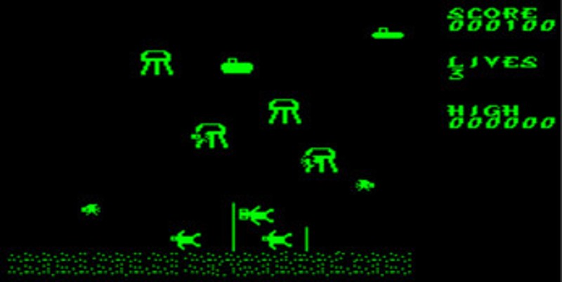 Alien planet (Acorn atom) Image
