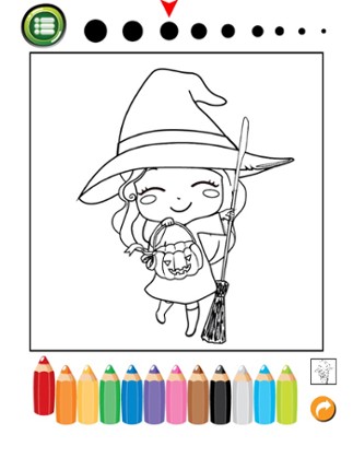 Girl Coloring Book Free For Toddler And Kids! Image