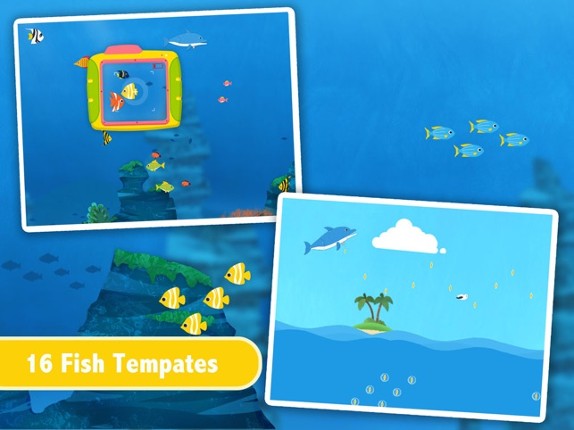 Labo Paper Fish - Make fish crafts with paper and play creative marine games screenshot