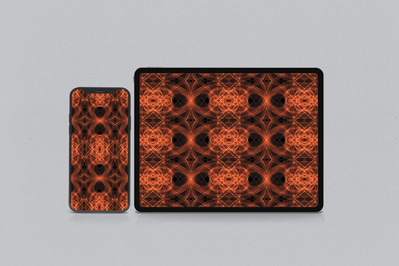 Games like Orange Abstract Fractal HD Wallpaper ~ Liquid Light Series #5