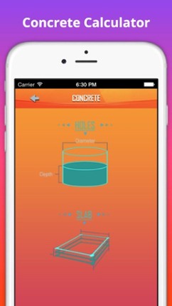 Builder Calculator: Measurement of Concrete, Stair, Square for Construction Free Image