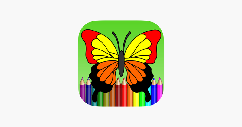 Butterfly Coloring Book For Kids Image