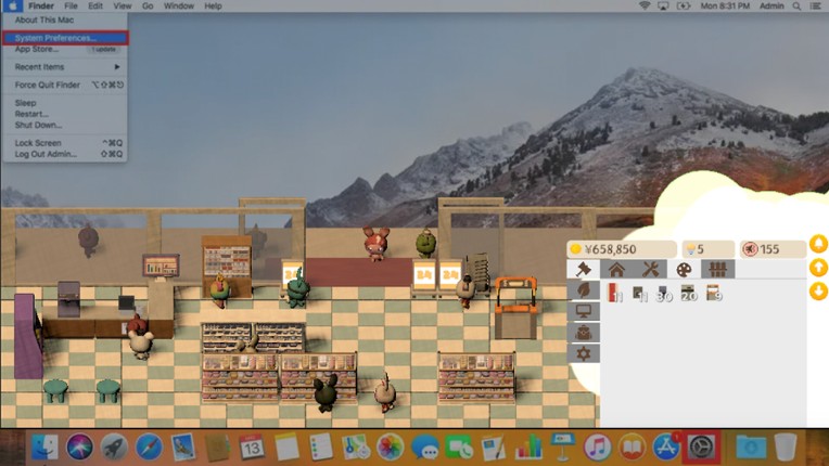 Cozy Desktop Konbini screenshot