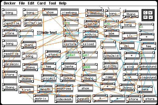 Games like dP: data (decker) Pipes