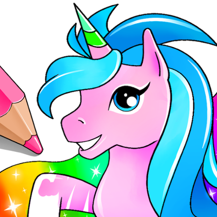 Unicorn Coloring Kids Games Image