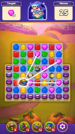 Spooky Suites: Match-3 Game screenshot