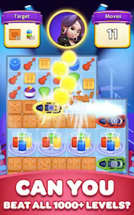 Match 3 - Hard Rock Adventures screenshot