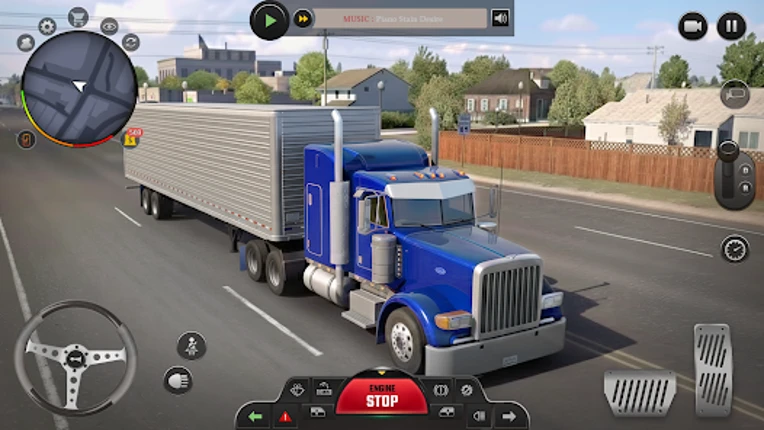 US Real Mega Truck Driver 3D screenshot