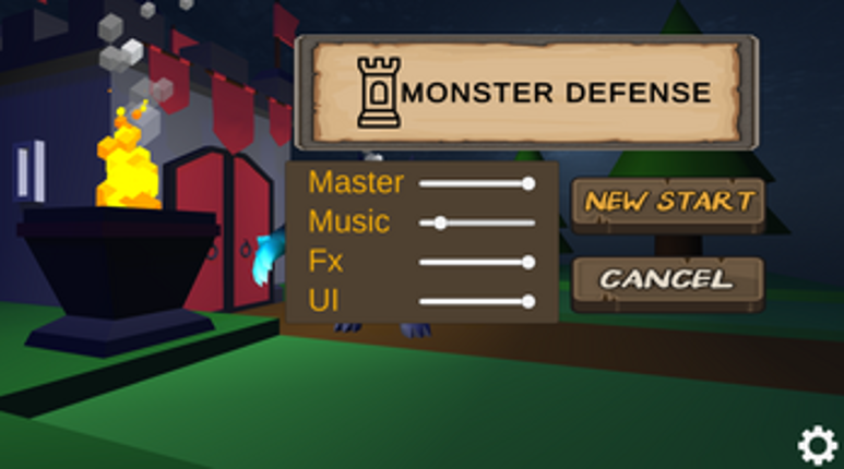 Monster defense screenshot