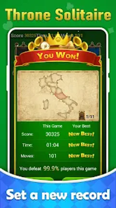Throne Solitaire screenshot