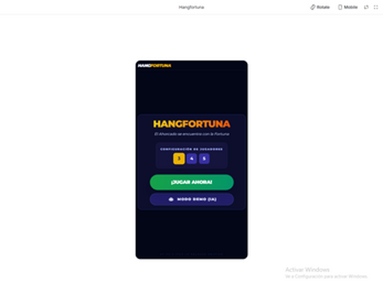 Hangfortuna: The Ultimate Word & Fortune Fusion! Image