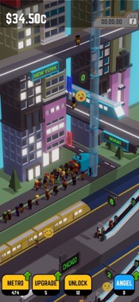 Hyper Metro: Idle Game screenshot