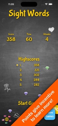 Sight Words (multilingual) screenshot