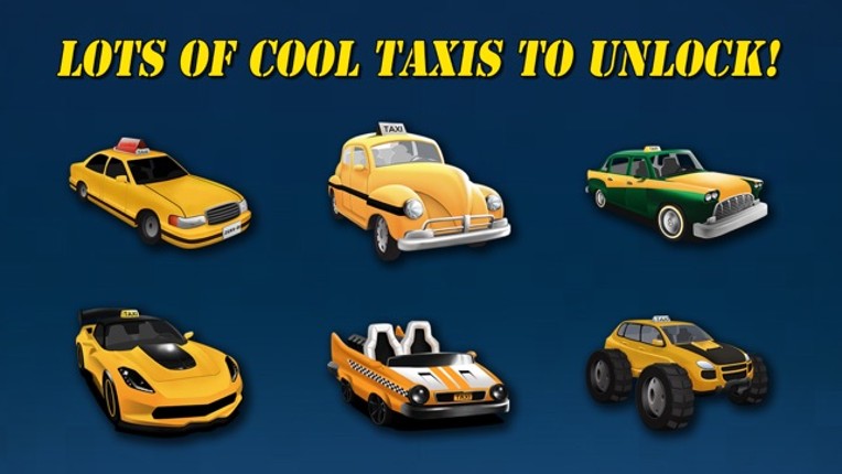 Taxi Cab Crazy Race 3D - City Racer Driver Rush Image