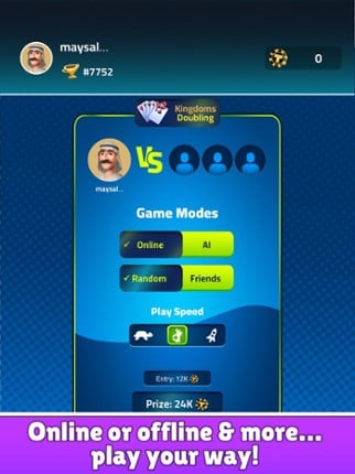 Trix Sheikh El Koba Card Game Image