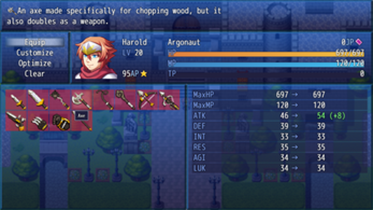 Visual Item Inventory plugin (RPG Maker MV) Image