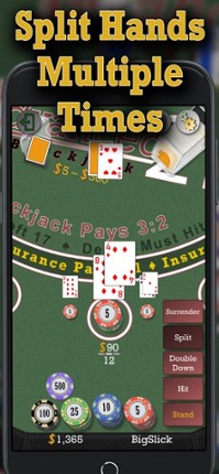 Advanced 21 Blackjack screenshot